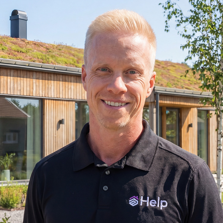 Johan Emet, besiktningsförrättare på HELP Besiktning Väst